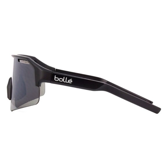 New BOLLE Black Semi Rimless Shield C-Shifter BS005003 Sunglasses Women - Picture 3 of 4